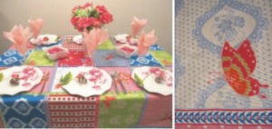 שולחן חג צבעוני